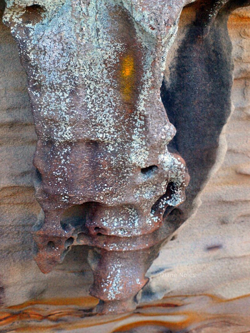 Geological Photography.  Sandstone rock formations.