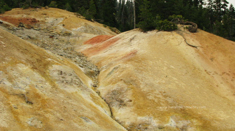 Great photo of Sulfur Works in Lassen Volcanic National Park in Northern California.