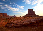 Monument Valley, AZ.  Sunscreen, desert tours, bug spray.  Nature picture.