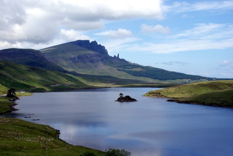 Loch Fada, Isle of Skye, United Kingdom.  Tour the UK.