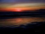 Wickaninnish Beach, Vancouver Island, British Columbia, Canada.  Sunsets.