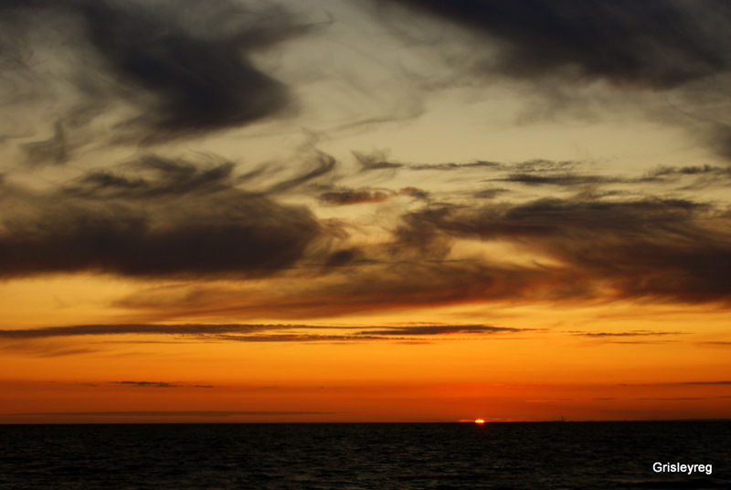 Bridgwater Bay sunset, Somerset.  Nature picture