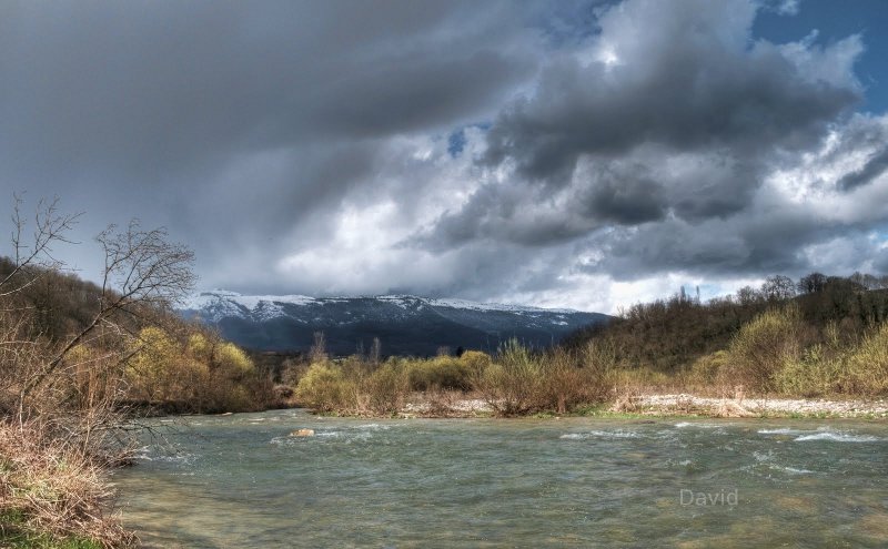 Switzerland, Allondon river, Russin Switzerland