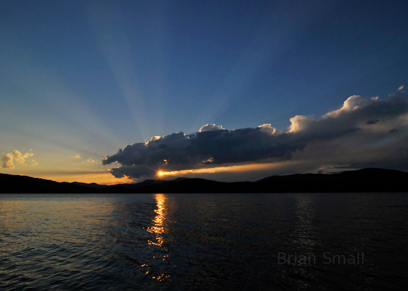 Sunset at Priest Lake, Idaho.