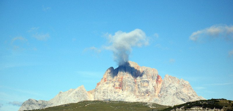 Croda Rossa, Dolomiti, Italia.