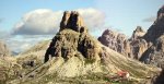 Dolomites in Italy.  Italian.