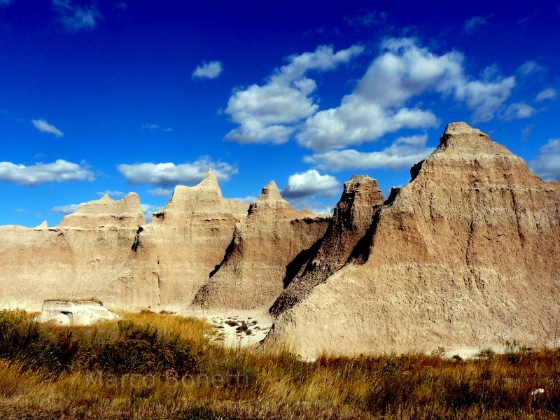 Badlands National Park in South Dakota.