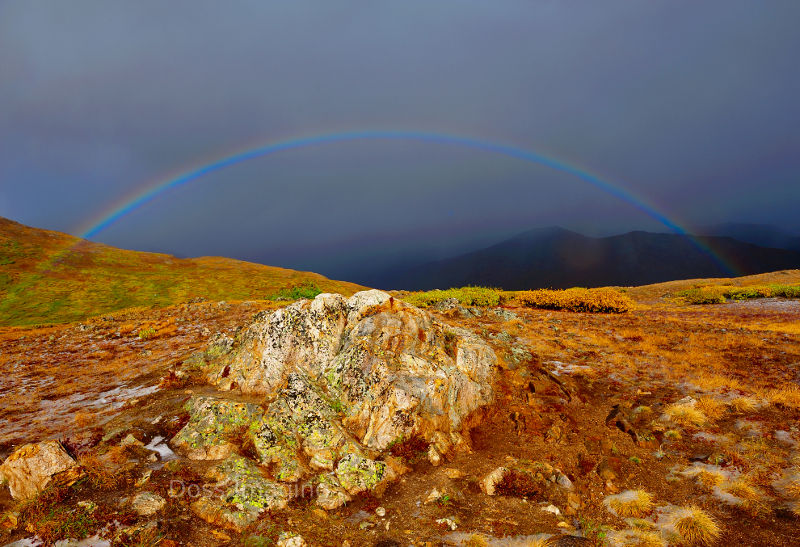 Rainbow at Independence Pass, Colorado 