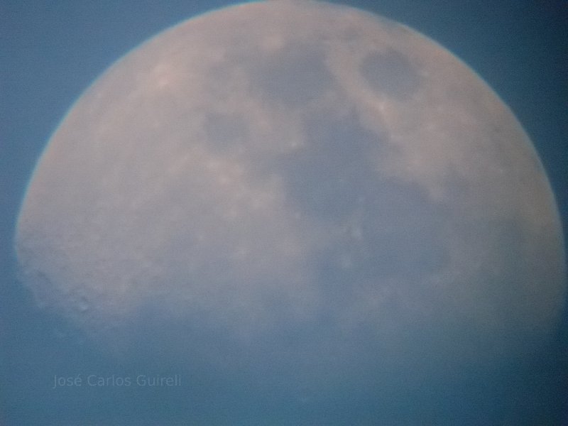 Moon over Brazil.