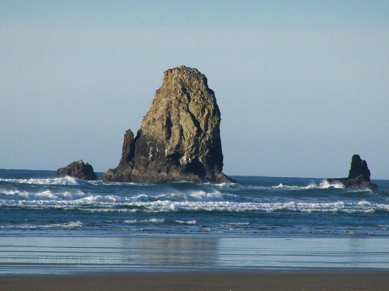 Oregon Beach.  Seaside, Oregon.