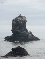 Rock Pillar in the ocean.