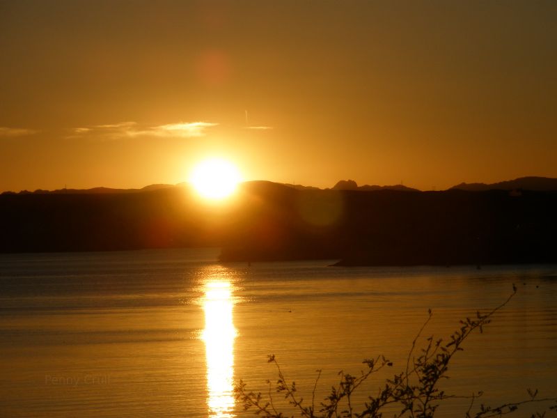 Sunset over Lake Havasu