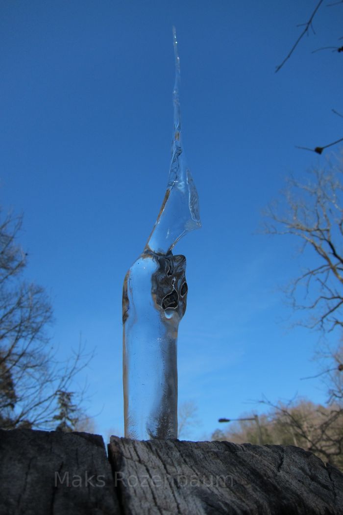 Upside down icicle.