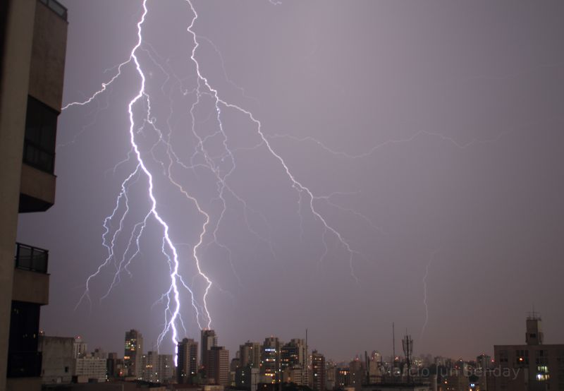 Lightning storm in Brazil