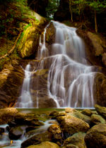 waterfall in Vermont