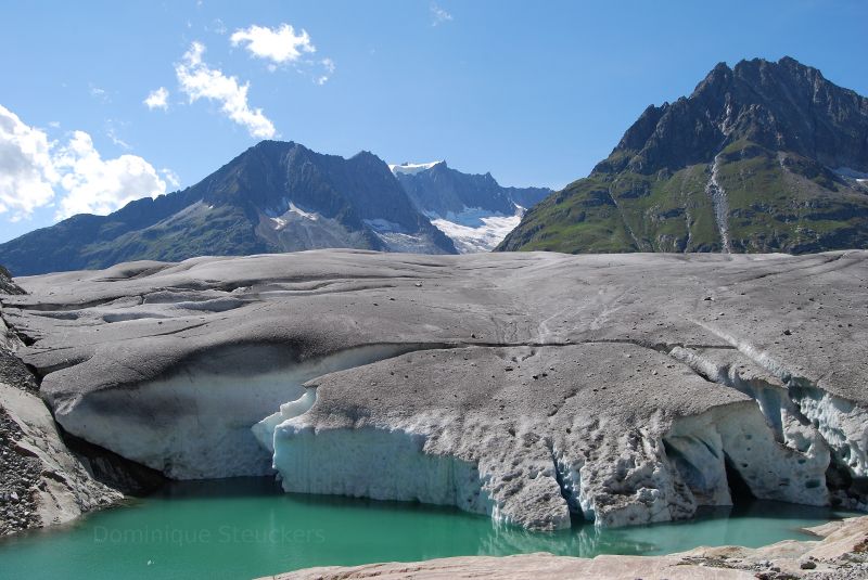 Glacier water in Switzerland