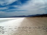 Dried up lake in California