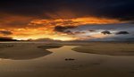 Norway, beach, sunrise