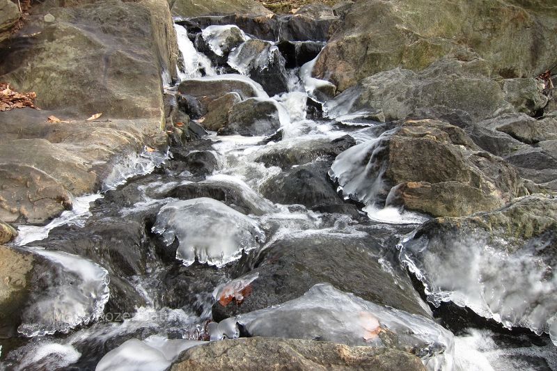 Ice on a creek