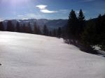 Snow covered ridge in the Rocky Mountains