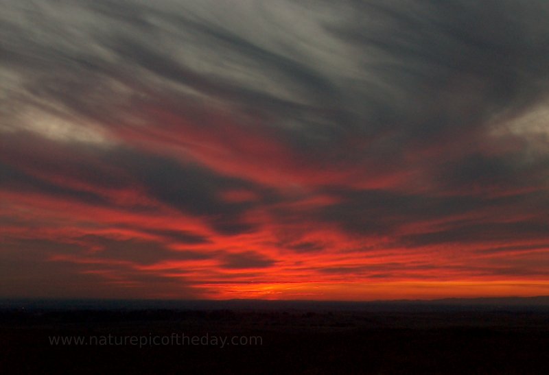 Sunset in California