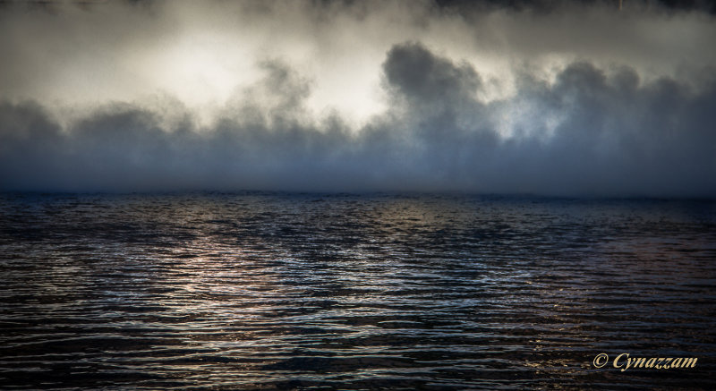 Storm over the water