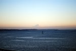 mount Rainier visible while crossing Puget Sound