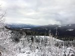 Rocky Mountains in the winter