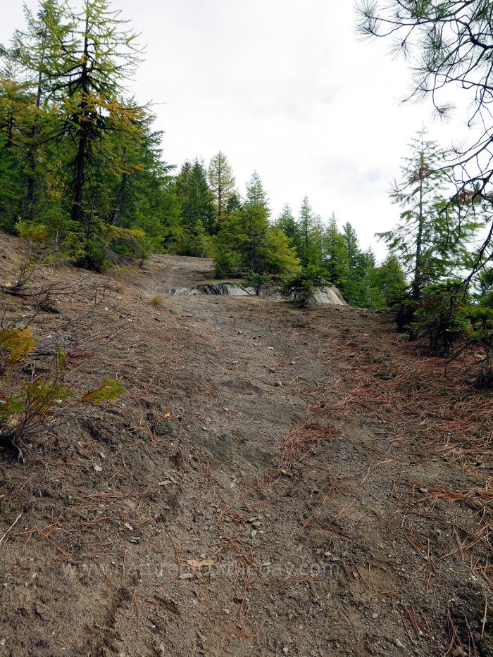 Mountain hiking trail