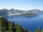 Wizard Island in Crater Lake, Oregon