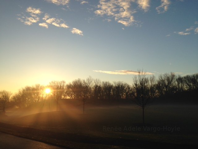 morning fog near Nazareth, PA