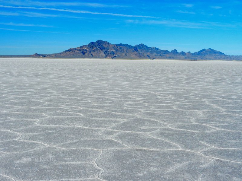 Bonneville Salt Flats in Utah