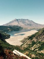 Spirit Lake and Mount St. Helens