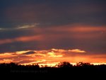 Orange sky over Nazareth, PA