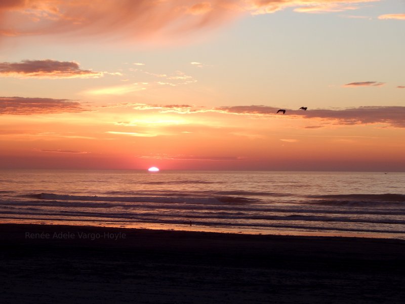 Sunrise on the beach near Avalon, NJ