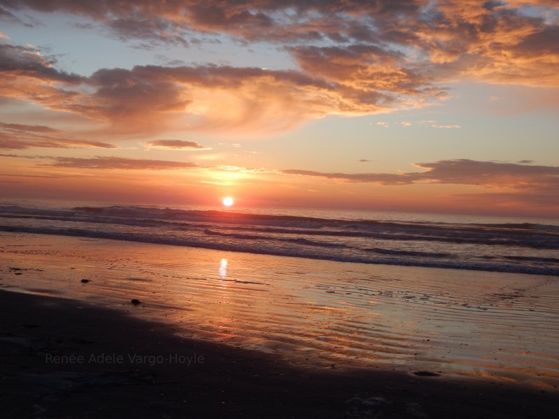 Beautiful sunrise near Avalon, NJ