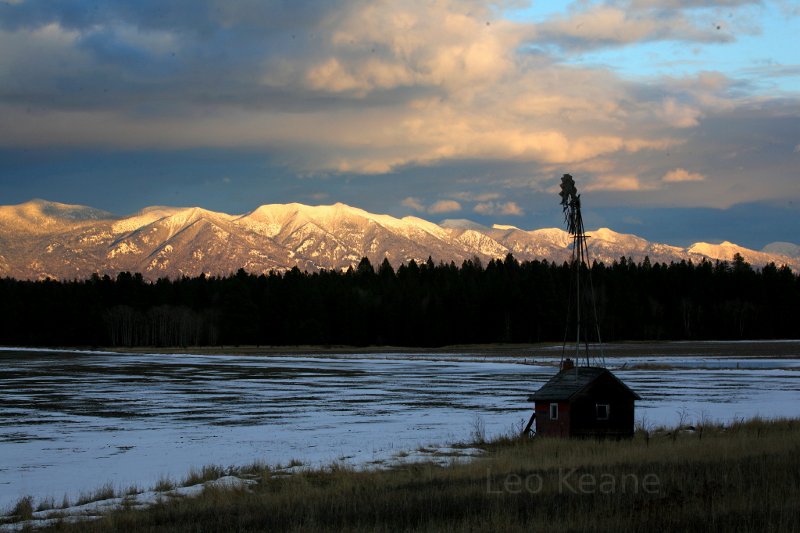 The Columbia Range at Sunset