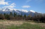 Mission Mountain range in Montana