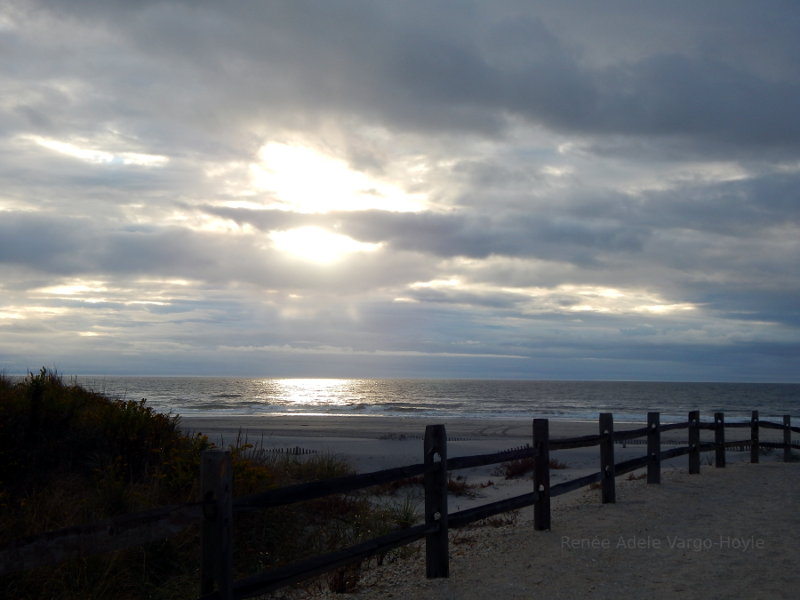 Beautiful sunrise in Avalon, NJ