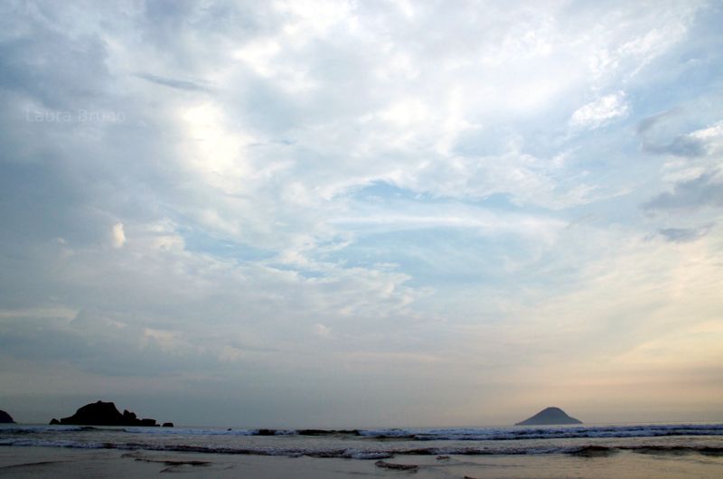 On the beach in Brazil