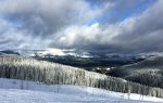 Rocky Mountains in the winter