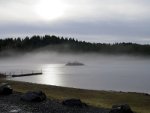 Fog on the lake