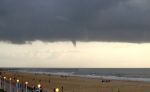 Ominous clouds near Virginia Beach, Virginia