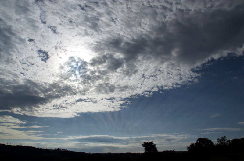 Morning sky over Brazil