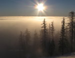 Winter Sunset in Montana