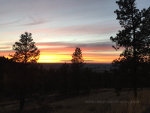 Sunset over eastern Washington