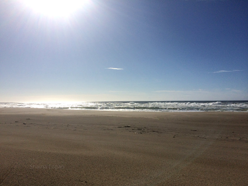 Sunset on an Oregon beach