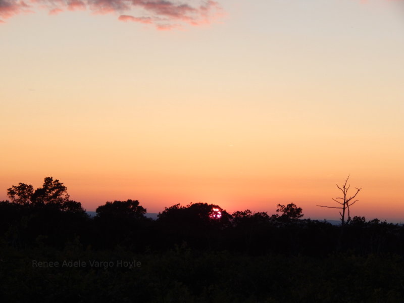 Sunset over Philipsburg, PA