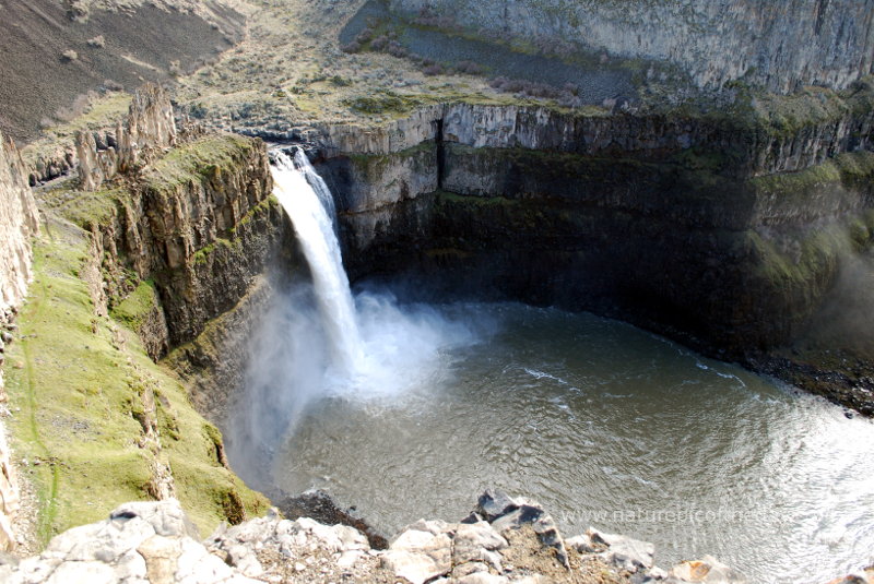 Waterfall on the Palouse River in Washington State