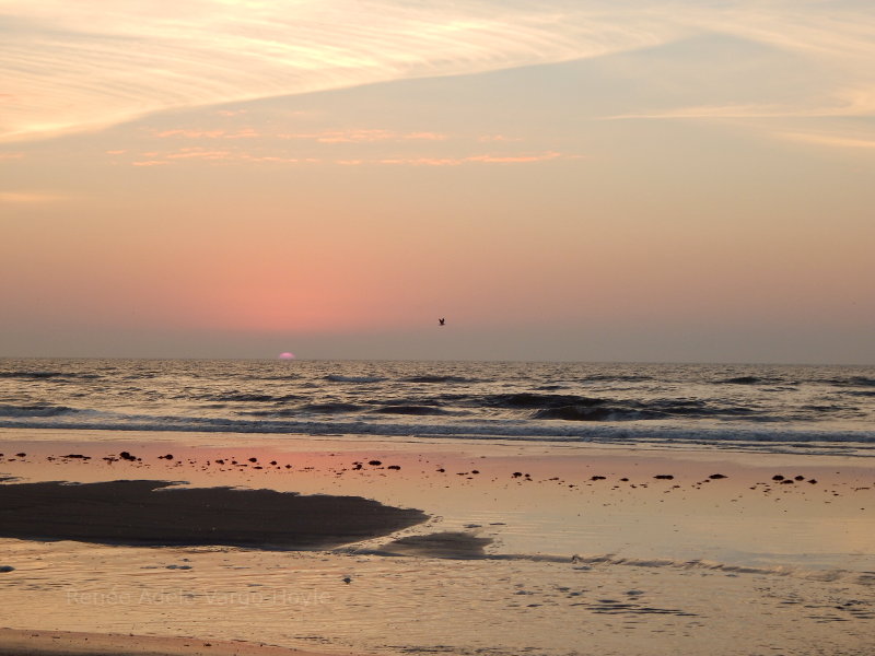 Beautiful sunrise in Avalon, NJ